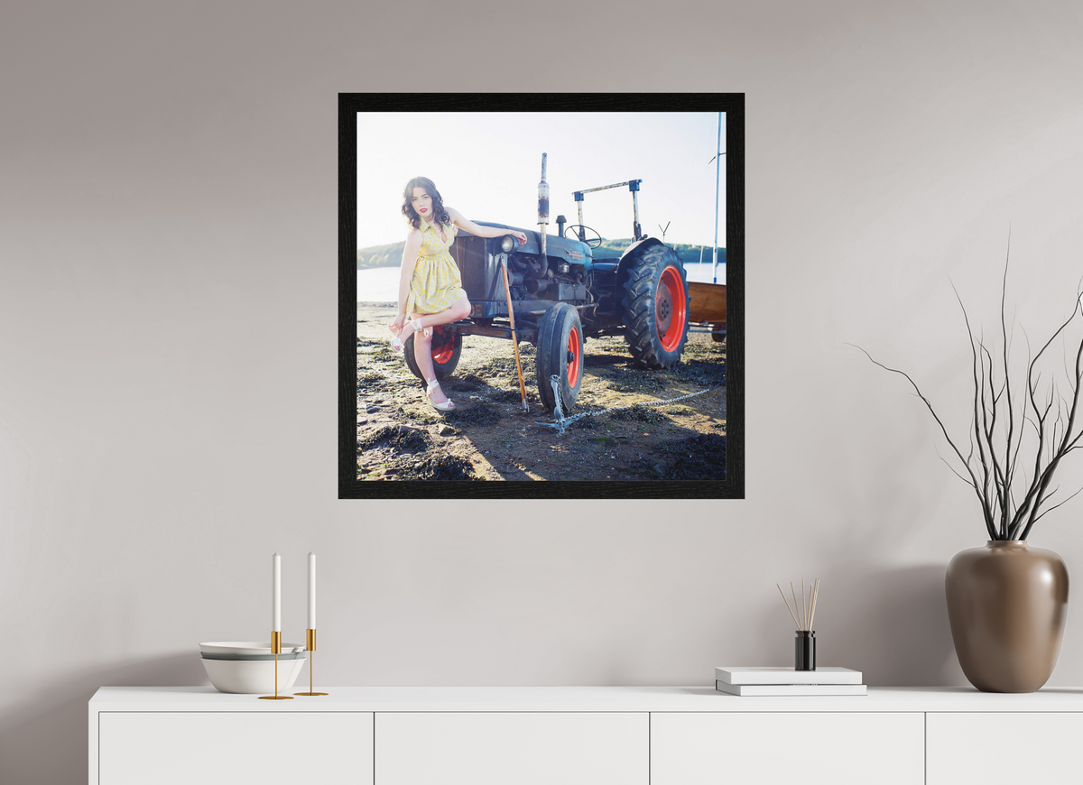 30 x 30″, Black Oak I'll Tell You In The Boat