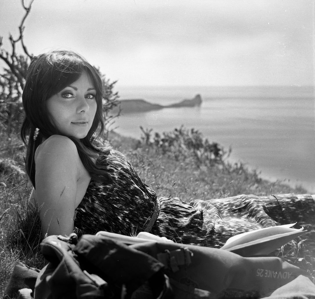 Lisa at Rhossili