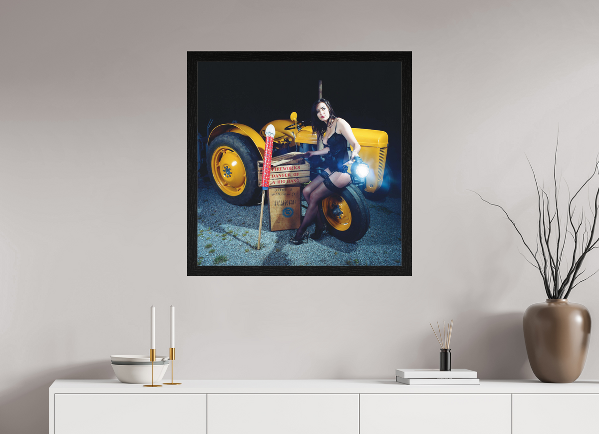 30 x 30″, Black Oak Who goes There!
